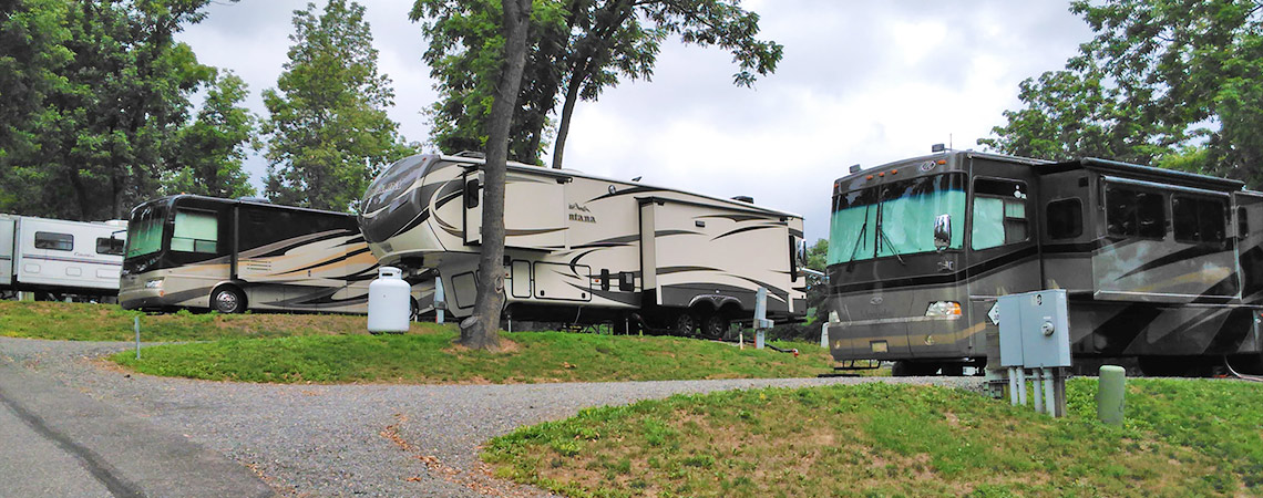 Large Pull-Thru Sites at Lazy K Campground