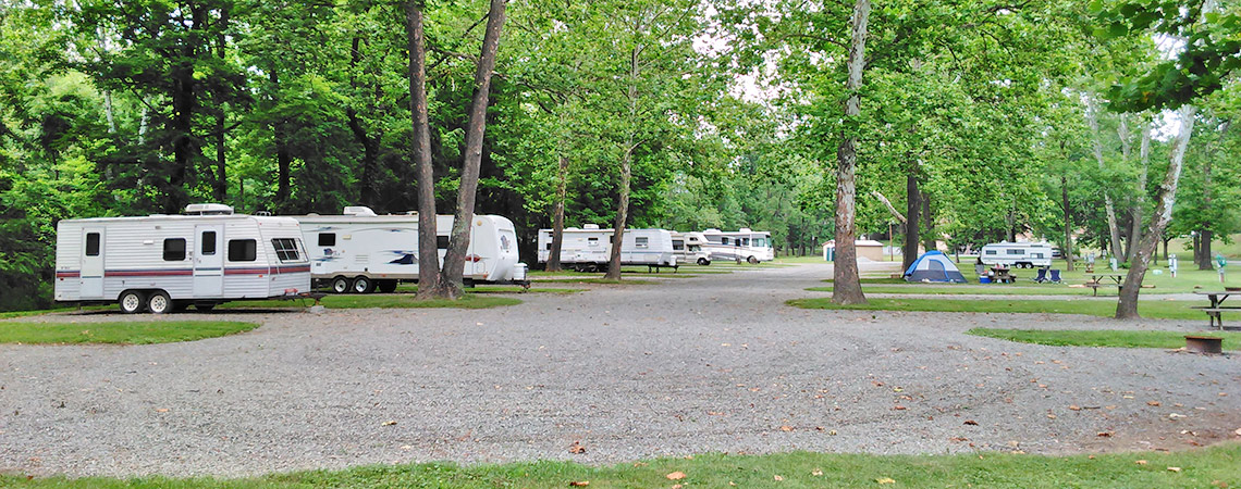 Spacious Campsites at Lazy K Campground